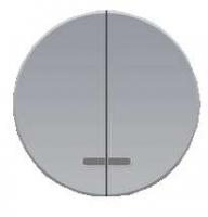 Механизм выключателя 2-кл. СП Florence 10А IP20 с подсветкой сер. 1E31801302 OneKeyElectro 2172848