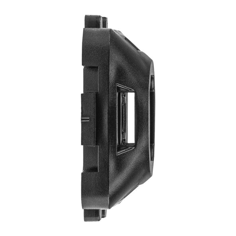 Площадка под стяжку усилен. для прямого монтажа 35х35мм черн. (уп.50шт) Rexant 07-2109