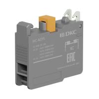 Блок контактный с клеммными зажимами под винт нормально-замкнутый DKC MC-NCPS
