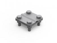 Соединитель пруток-полоса с раздел. пластиной DKC NG3101