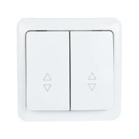 Выключатель проходной 2-кл. 2п ОП Viola 10А IP20 бел. LEZARD 751-0200-106