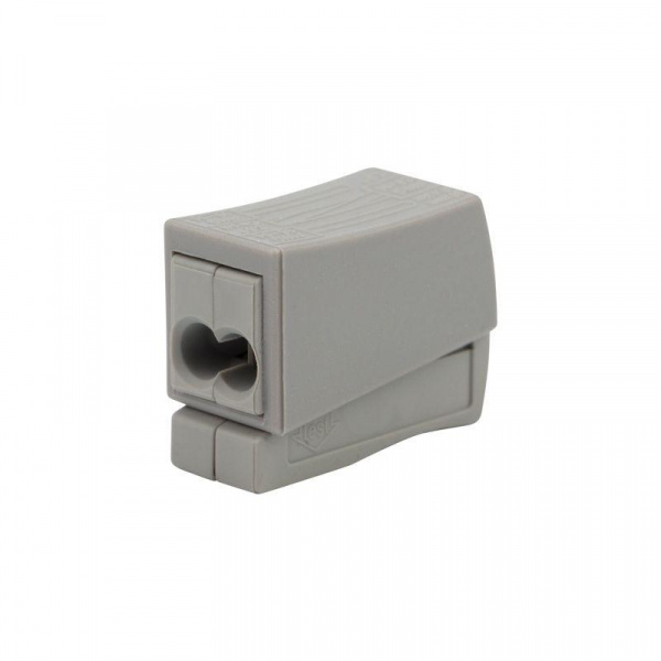 Клемма строительно-монтажная СМК 224 2-проводная 1.0-2.5/0.5-2.5кв.мм для светильника бел. (уп.5шт) Rexant 07-2411-5