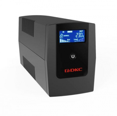 Источник бесперебойного питания ИБП Info LCD 800В.А IEC C13 (3) USB + RJ45 DKC INFOLCD800I